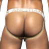 Andrew Christian Jockstrap Golden Tiger Blanc-doré